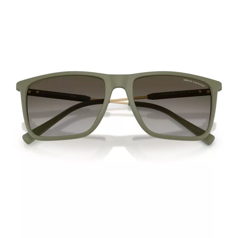 Armani Exchange AX4160S838113 meeste päikeseprillid Havana pruun gradient 57mm