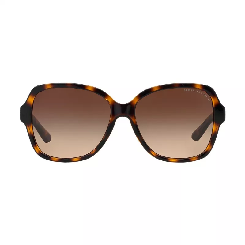 ARMANI EXCHANGE Naiste Päikeseprillid AX4029S811713 Havana Atsetaatraam Pruuni Gradientklaasiga 57mm