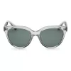 ARMANI EXCHANGE Naiste Päikeseprillid AX4148SU83607 Läbipaistev Hall Ruudukujuline Raam Hallid Läätsed 56 mm