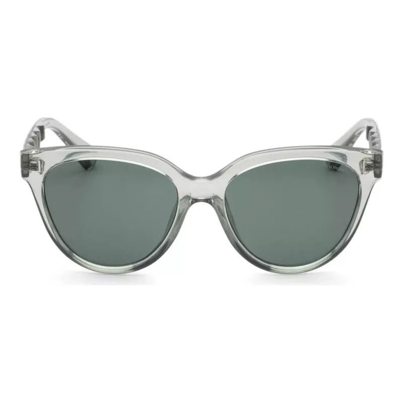 ARMANI EXCHANGE Naiste Päikeseprillid AX4148SU83607 Läbipaistev Hall Ruudukujuline Raam Hallid Läätsed 56 mm