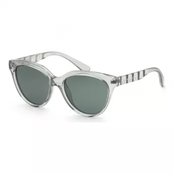 ARMANI EXCHANGE Naiste Päikeseprillid AX4148SU83607 Läbipaistev Hall Ruudukujuline Raam Hallid Läätsed 56 mm