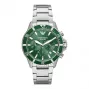 Armani Man AR11500 meeste analoogkvartskronograafkell 43mm musta sihverplaadi ja nahkrihmaga