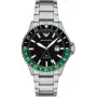 ARMANI Man AR11589 meeste analoogkvartskell 42mm sinise sihverplaadiga, hõbedane roostevaba teras