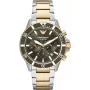 Armani meeste kell AR11361 42mm roostevabast terasest võrk must sihverplaat kronograaf