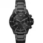 ARMANI meeste AR11363 kronograaf roostevabast terasest käekell 43mm must sihverplaat