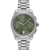 Armani Meeste AR11640 Roostevabast terasest kronograafkäekell, 43mm