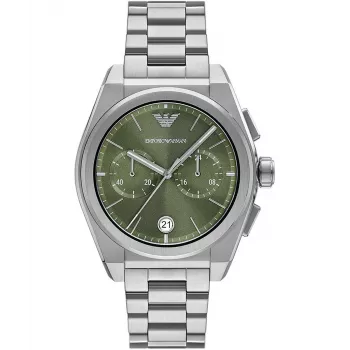 Armani Meeste AR11640 Roostevabast terasest kronograafkäekell, 43mm