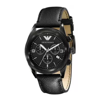 Armani meeste AR5904 kronograaf käekell 41mm must sihverplaat roostevaba teras