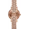 ARMANI naiste AR11244 Gianni T-Bar kvarts-analoogkell 32mm roosakuldse tooniga roostevaba teras