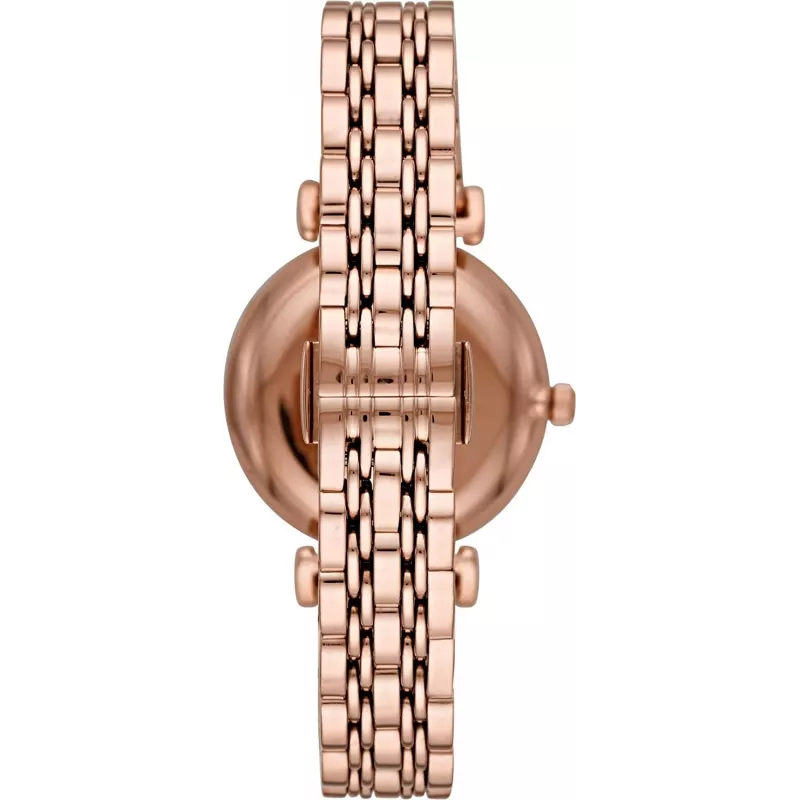 ARMANI naiste AR11244 Gianni T-Bar kvarts-analoogkell 32mm roosakuldse tooniga roostevaba teras