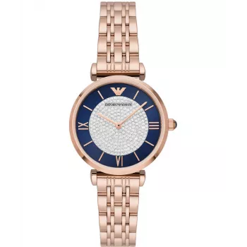 ARMANI naiste kell AR11423 kvarts-analoogkell 32mm roostevaba teras hõbedane