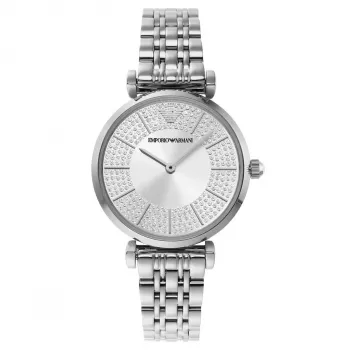 ARMANI naiste kell AR11445 32mm roostevabast terasest hõbedase sihverplaadiga