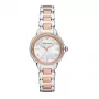 ARMANI naiste kell AR11569 Gianni T-Bar kvartskell 32mm hõbedane roostevaba teras