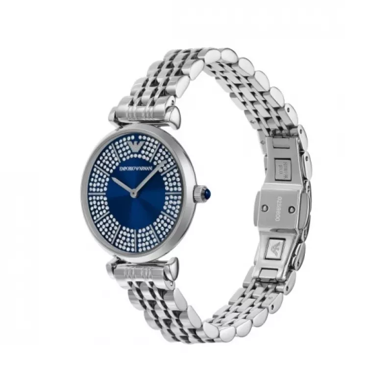 Armani naiste AR11627 kvarts-analoogkell 32mm roostevabast terasest hõbedane