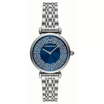 Armani naiste AR11627 kvarts-analoogkell 32mm roostevabast terasest hõbedane