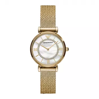 ARMANI naiste käekell AR11321 32mm roostevabast terasest hõbedase sihverplaadiga