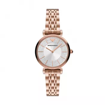 ARMANI naiste käekell AR11446 32mm roosakuldne roostevaba teras