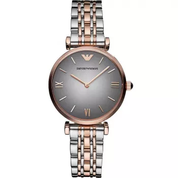 ARMANI naiste kell AR1725 Gianni T-Bar 32mm roostevaba teras hõbedane