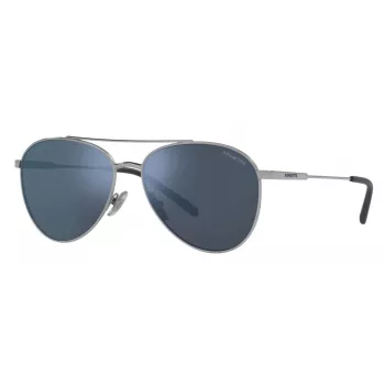 ARNETTE AN3085-736-55 Ristkülikukujulised päikeseprillid Matt Must Tumehall 58mm Meestele
