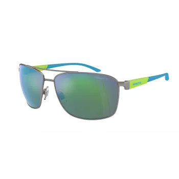 ARNETTE AN3089-745-8N Meeste ristkülikukujulised päikeseprillid matt must tumehall 65mm