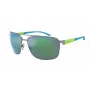 ARNETTE AN3089-745-8N Meeste ristkülikukujulised päikeseprillid matt must tumehall 65mm