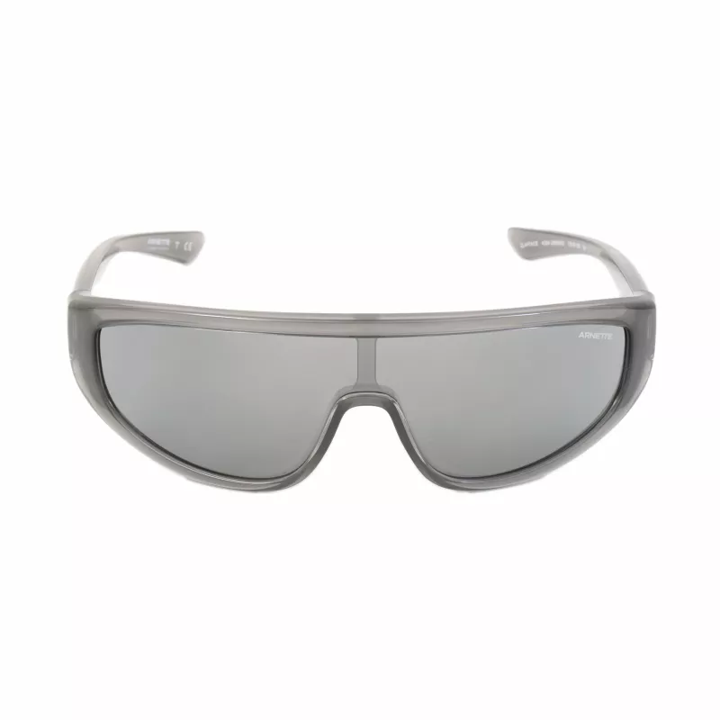 ARNETTE AN4264 Unisex Päikeseprillid Matt Must Raam Tumehall Peegel Hõbe Lääts 135mm