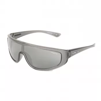 ARNETTE AN4264 Unisex Päikeseprillid Matt Must Raam Tumehall Peegel Hõbe Lääts 135mm