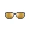 ARNETTE AN4324-28775A Unisex Päikeseprillid, Matt Must Raam, Hall Lääts, 61 mm