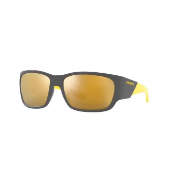ARNETTE AN4324-28775A Unisex Päikeseprillid, Matt Must Raam, Hall Lääts, 61 mm