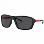 Arnette AN4329-275887 Meeste ristkülikukujulised päikeseprillid, matt must raam, hall lääts, 63 mm