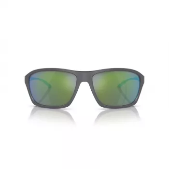 ARNETTE AN4329-28538N Unisex Päikeseprillid, Ristkülikukujuline, Matt Must Raam, Tumehall Lääts, 63/17/130 mm