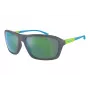 ARNETTE AN4329-28538N Unisex Päikeseprillid, Ristkülikukujuline, Matt Must Raam, Tumehall Lääts, 63/17/130 mm