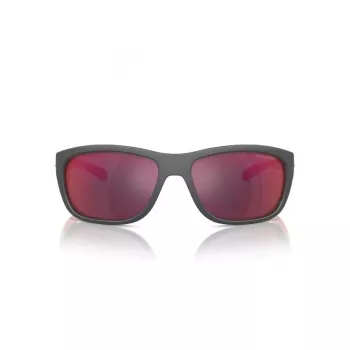 ARNETTE AN4337-28706Q Meeste ristkülikukujulised päikeseprillid matt must hall peegel 63mm