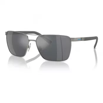 ARNETTE Meeste Päikeseprillid AN3091-7416G Matt Must Raam Hall Peegel Hõbe Lääts 61mm