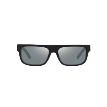 ARNETTE Meeste päikeseprillid AN4278-12006G - Matt must propionaatraam, hall peegelklaasiga polükarbonaat läätsed, 55 mm läätse laius