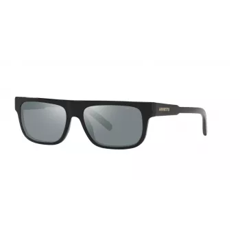 ARNETTE Meeste päikeseprillid AN4278-12006G - Matt must propionaatraam, hall peegelklaasiga polükarbonaat läätsed, 55 mm läätse laius
