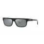 ARNETTE Meeste päikeseprillid AN4278-12006G - Matt must propionaatraam, hall peegelklaasiga polükarbonaat läätsed, 55 mm läätse laius