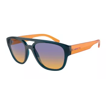 ARNETTE Meeste Päikeseprillid AN4327-29012H Ristkülikukujuline Matt Must Raam Hallid Polariseeritud Läätsed 56mm