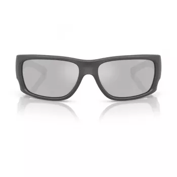 ARNETTE Meeste päikeseprillid AN4345-28706G Ristkülikukujuline matt must raam, hall peegel hõbe lääts, 62mm