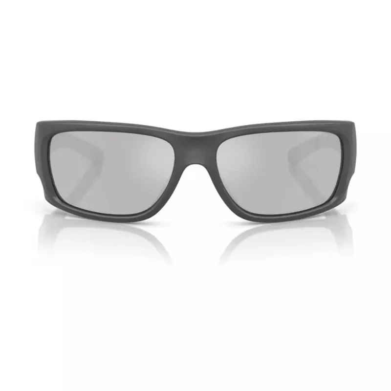 ARNETTE Meeste päikeseprillid AN4345-28706G Ristkülikukujuline matt must raam, hall peegel hõbe lääts, 62mm
