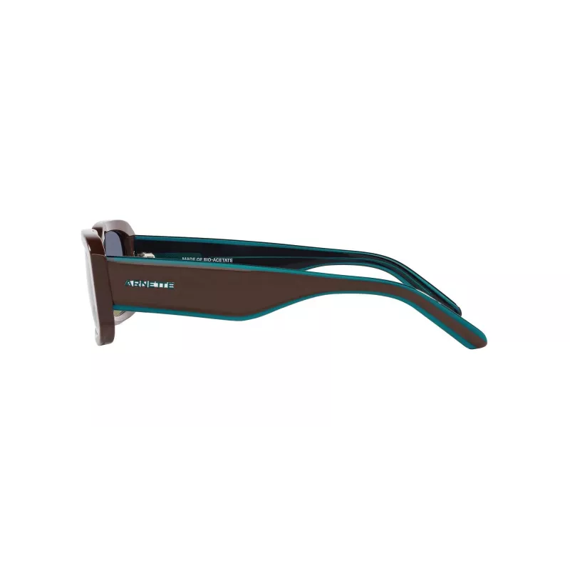 ARNETTE Unisex Sunglasses AN431812382W5 Matte Black Dark Grey Mirror Silver 53mm