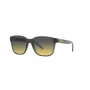 ARNETTE Unisex Päikeseprillid AN432027862Q5 - Ristkülikukujuline mattmust propionaatraam polariseeritud tumedate hallide polükarbonaatklaasidega - 55/19/145 mm
