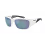 ARNETTE Unisex Päikeseprillid AN43242863Y76 - Matt Must Raam, Tumehall Peegel Hõbe Lääts, 61mm