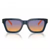 ARNETTE Unisex Päikeseprillid AN4334-12422H Matt Must Ristkülikukujulised Polariseeritud 53mm