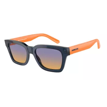 ARNETTE Unisex Päikeseprillid AN4334-12422H Matt Must Ristkülikukujulised Polariseeritud 53mm