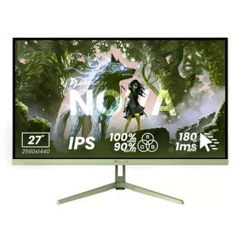 Arozzi Nova 27 tolli IPS QHD mängumonitor - 2560x1440, 260Hz, 1ms, metsaroheline
