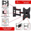 ART AR-60A Full Motion TV seinakinnitus 19-42 tolli LED/LCD ekraanidele, 35 kg, must