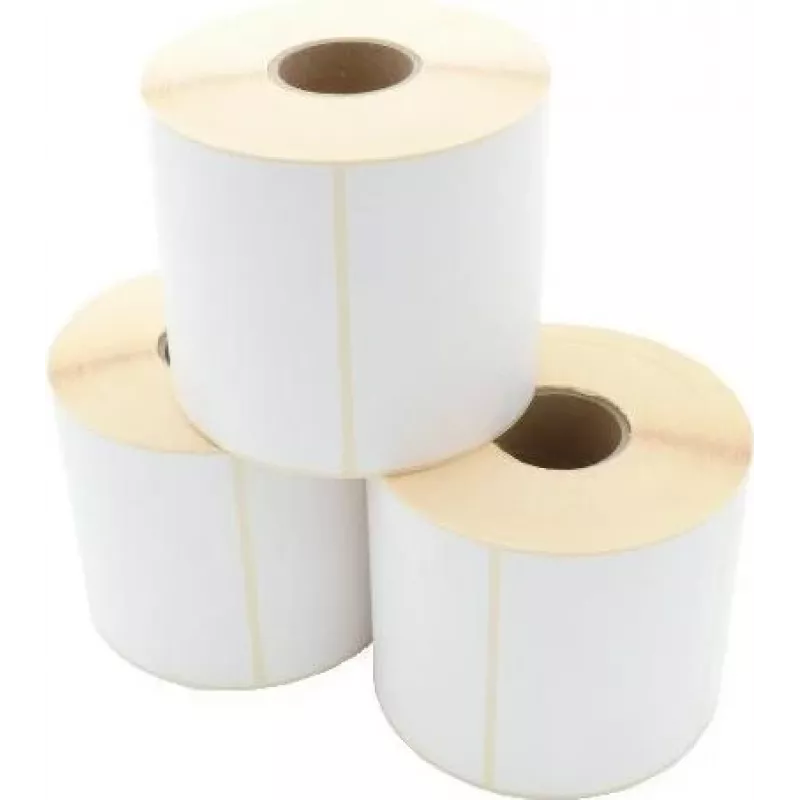 ARTDEV Thermal Transfer Label Roll 101.6 x 76.2mm, 40mm Core, 125mm OD, 960 Labels, White, Paper, Permanent Adhesive