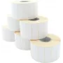 ARTDEV Termosiirdeetikettide rull 60x20mm, 110mm rulli läbimõõt, 40mm südamik, 2600 etiketti/rull, valge, paber, püsiv liim