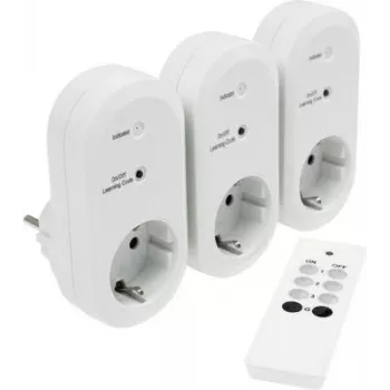 AS Schwabe 24080 juhtmevaba kaugjuhtimispesa komplekt siseruumidesse 2300 W 3-osaline valge